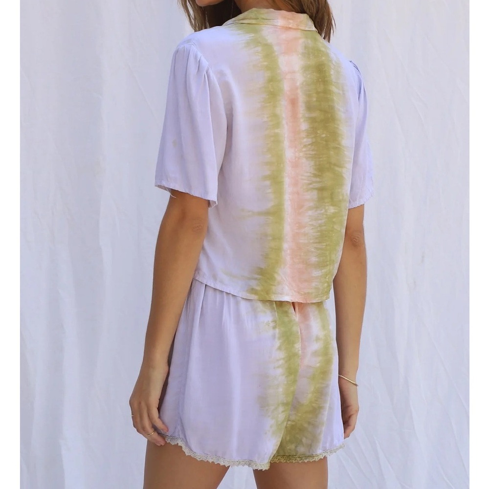 Tie dye Rio Tafni shirt/shorts set - Picture 2 of 4